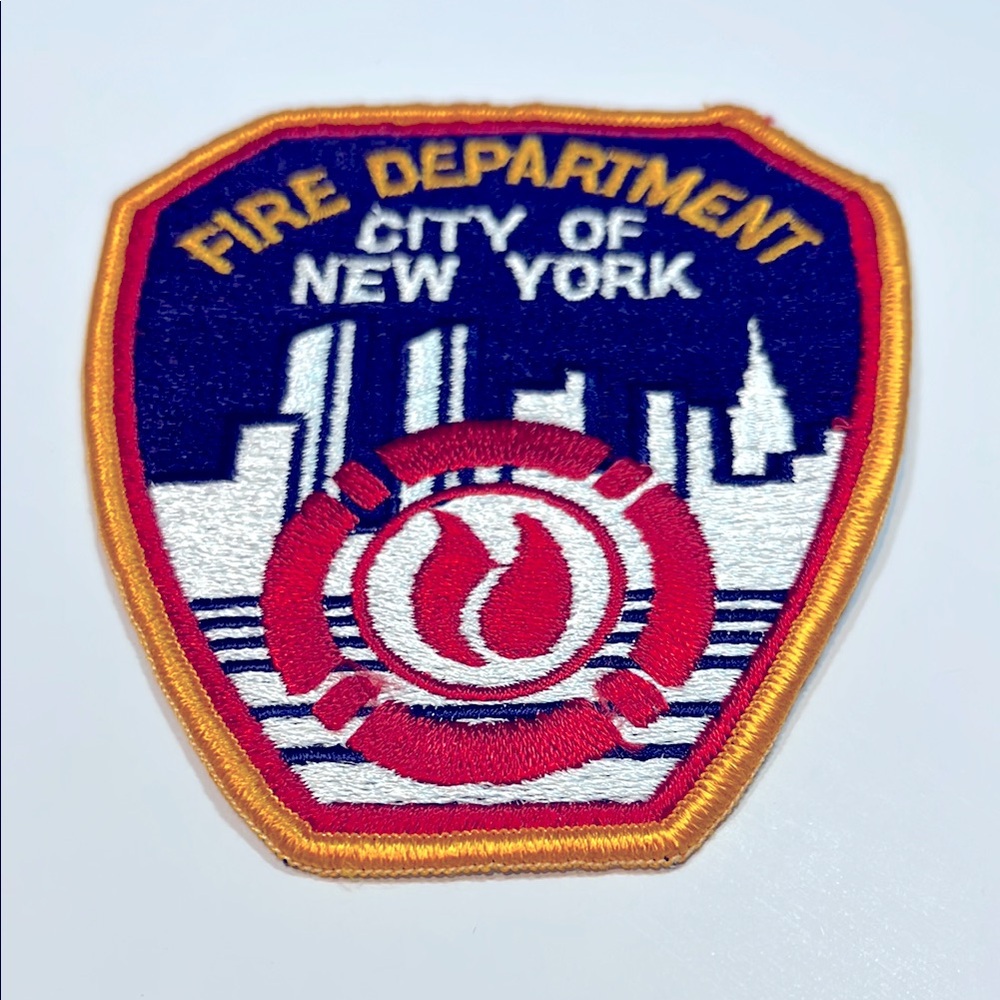 🔥 Fire Department New York City Y2K Twin Towers September 11 EMT Rescue Patch